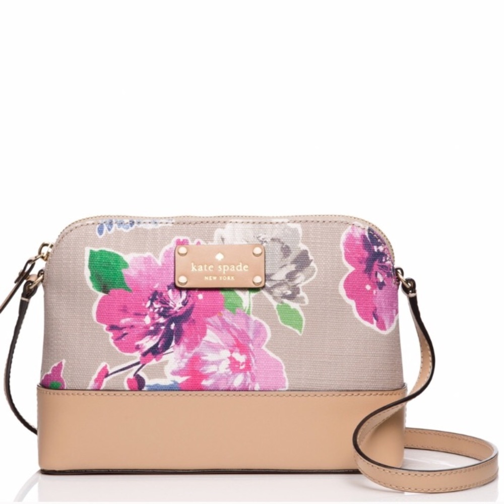 NWT kate spade Wellesley Floral Print Handbag
